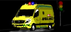 Annie の 救急車 の絵