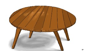 Flowerpot の テーブル の絵