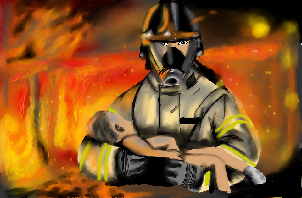 Fire Crew Drawing Firefighter Drawing - Gallery and How to Draw Videos!