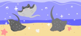 Рисунок на тему «Скат» — автор: Vee