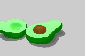 7y3e1l1l0o§ の アボカド の絵