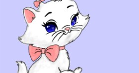 Рисунок на тему «Котенок» — автор: InessA