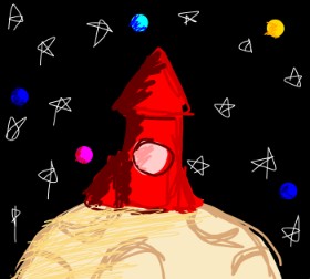 Rebecca の 宇宙船 の絵