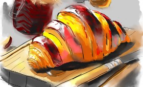 Herbert の クロワッサン の絵