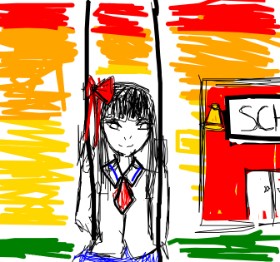 Anonymous の 学校 の絵