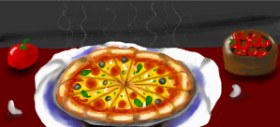 Drawing of Pizza by justme❤️