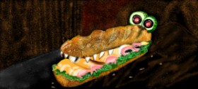 Çhåching の サンドイッチ の絵