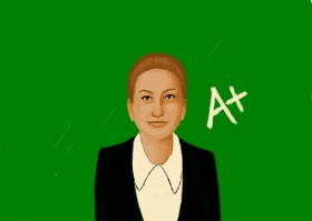 Notmoose の 先生 の絵