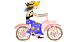 Stephanie の 自転車 の絵