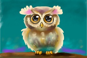 Рисунок на тему «Сова» — автор: neko