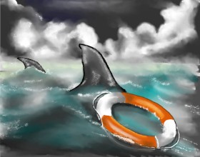 Рисунок на тему «Акула» — автор: Cec