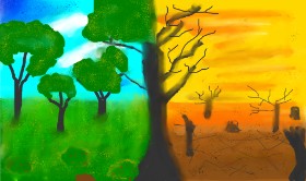 Arzoo の 木 の絵