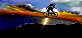 Çhåching の 自転車 の絵