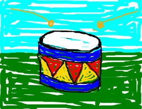 zzz の ドラム の絵