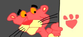 EMY の ピンクパンサー の絵