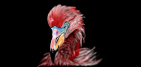 Çhåching の フラミンゴ の絵