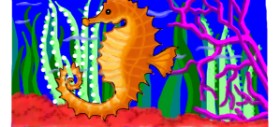 DebbyLee の タツノオトシゴ の絵