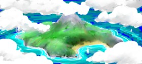 Snail の 島 の絵