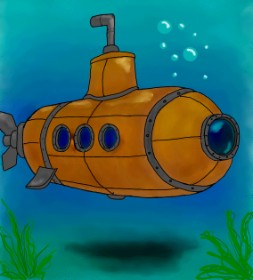 MEL の 潜水艦 の絵