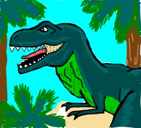 Bri の ティラノサウルス・レックス の絵