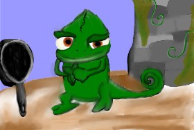 Randar の トカゲ の絵