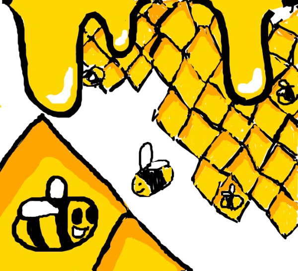 AwsomePeeps の 蜂 の絵