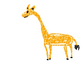 Drawing of Giraffe by Marija