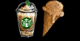 Drawing of Ice cream by Paranoia