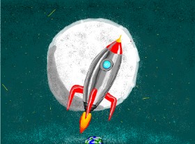 Рисунок на тему «Ракета» — автор: Otter
