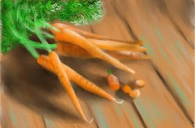 Рисунок на тему «Морковь» — автор: Wizard