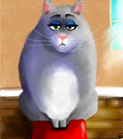🌌Mom💕E🌌 の 猫 の絵