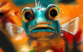 Edgar の 魚 の絵