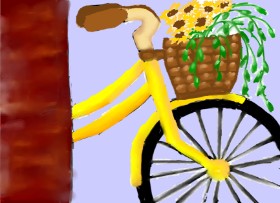 Ana の 自転車 の絵