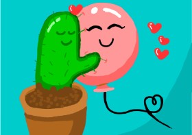 Рисунок на тему «Кактус» — автор: Mackanilla