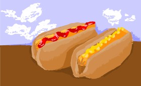 RonNNIEE の ホットドッグ の絵
