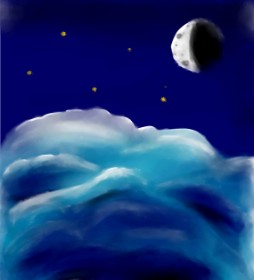 Sala の 雲 の絵