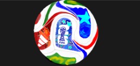 Temüjin の サッカーボール の絵
