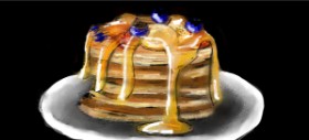 Drawing of Pancakes by Shiney🪶