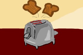 ooooof👻👻👻 の トースター の絵