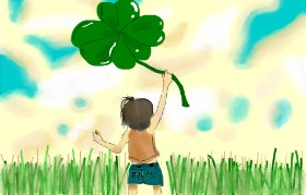 Drawing of Clover by jule