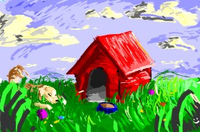 Monty の 犬小屋 の絵