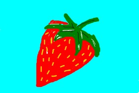 Drawing of Strawberry by Marina🥃