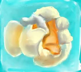 Drawing of Popcorn by Ankita Sharma