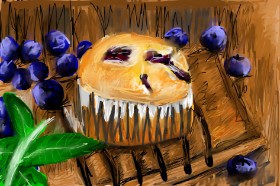 Рисунок на тему «Маффин» — автор: Mia