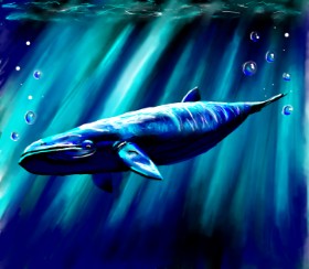 Яandi の クジラ の絵