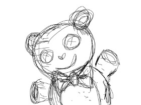 Anonymouse の クマ の絵