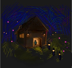 Рисунок на тему «Дом» — автор: Elli654