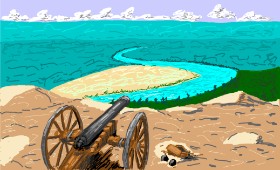 Drawing of Cannon by Coyote