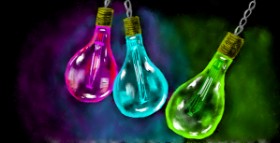 Drawing of Light bulb by Eclat de Lune