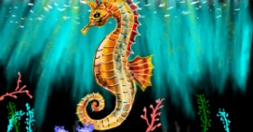 Eclat de Lune の タツノオトシゴ の絵